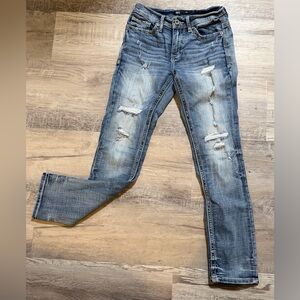 BKE Alec Straight Leg Distressed Jeans Mens Size 28x32